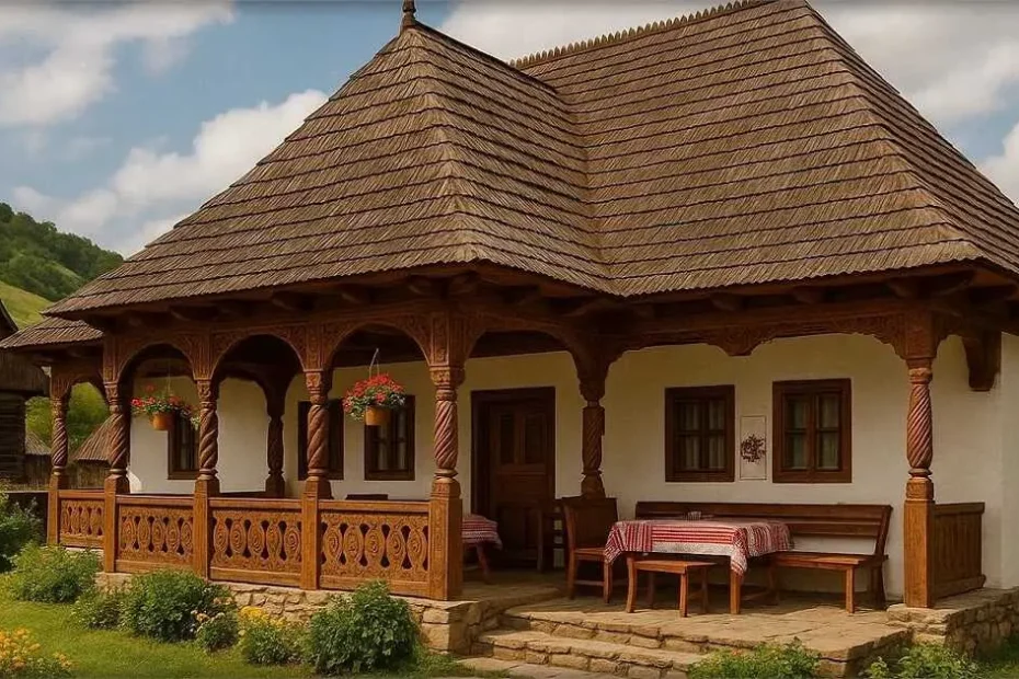 Guesthouses in Romania – Comfort and Culture 5 Traditional guesthouse in Maramures, Romania, highlighting local architecture, comfort, culture, and budget travel.